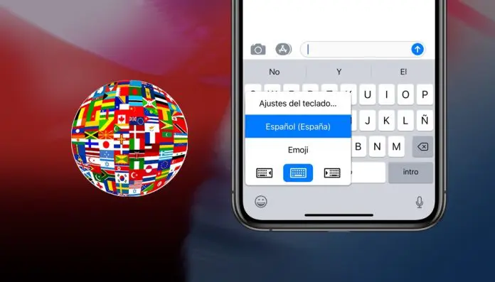 cambiar idioma del teclado en iOS