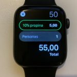 Como calcular la propina en Calculadora de Apple Watch