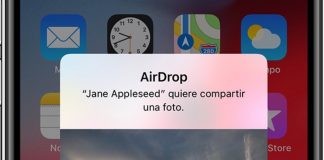 fallo en AirDrop permite ver tu numero de telefono