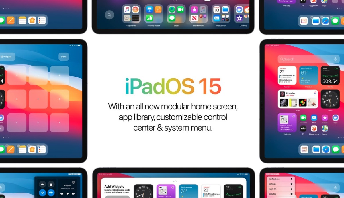 iPadOS 15 concepto