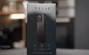 carcasa de cuero Mujjo para iPhone 16 Pro Max